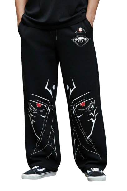 Men’s Baggy Track Pants | Loose Fit Athletic Joggers for Gym, Running & Casual Wear | Breathable Comfort Sweatpants with Elastic Waist & Pockets