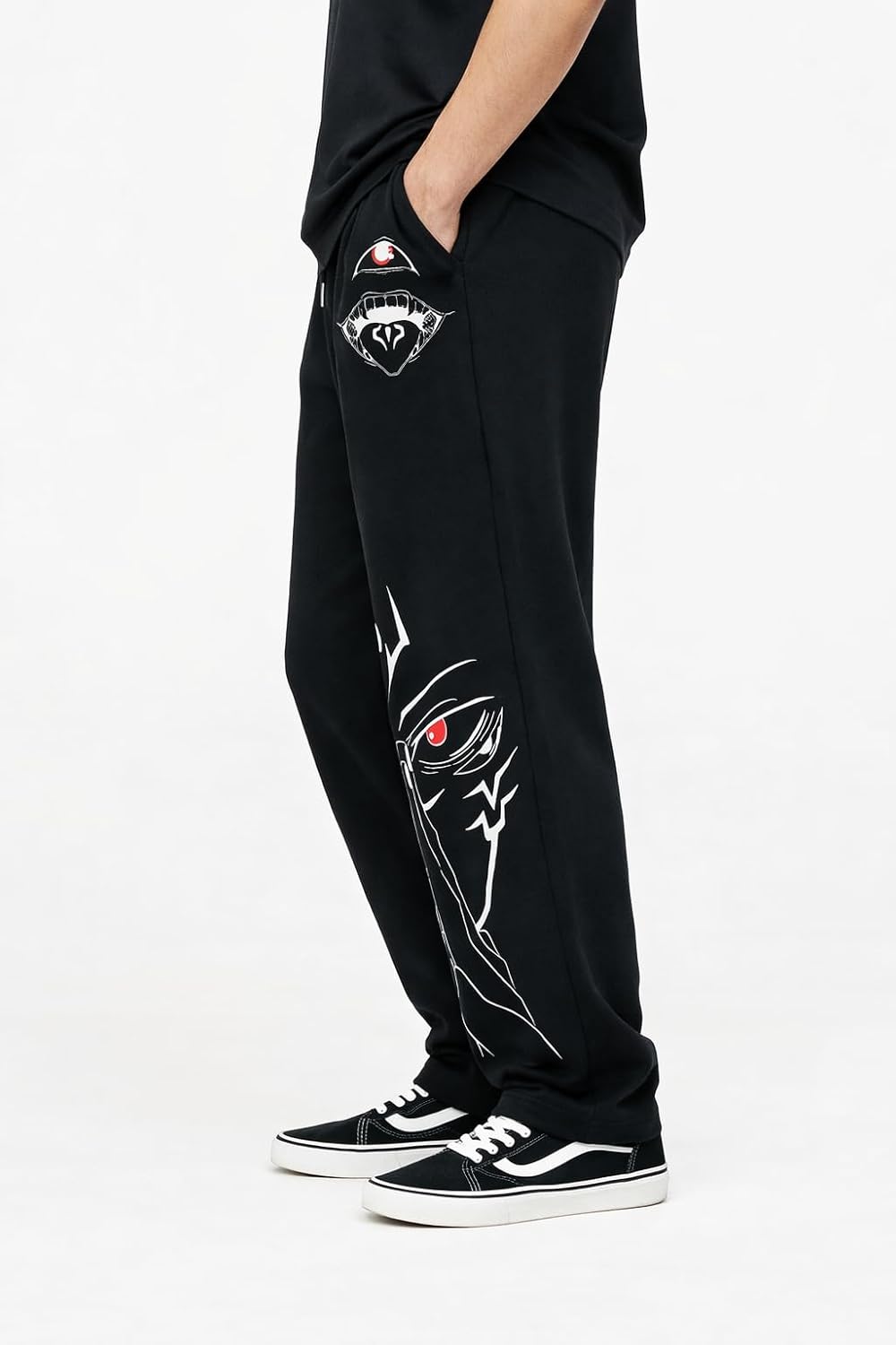 Men’s Baggy Track Pants | Loose Fit Athletic Joggers for Gym, Running & Casual Wear | Breathable Comfort Sweatpants with Elastic Waist & Pockets