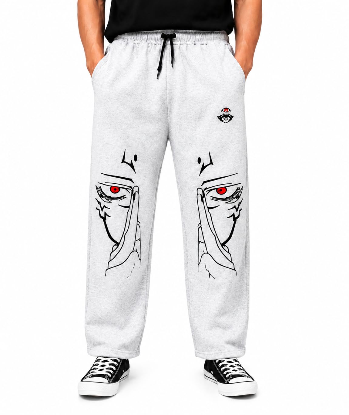 Men’s Baggy Track Pants | Loose Fit Athletic Joggers for Gym, Running & Casual Wear | Breathable Comfort Sweatpants with Elastic Waist & Pockets