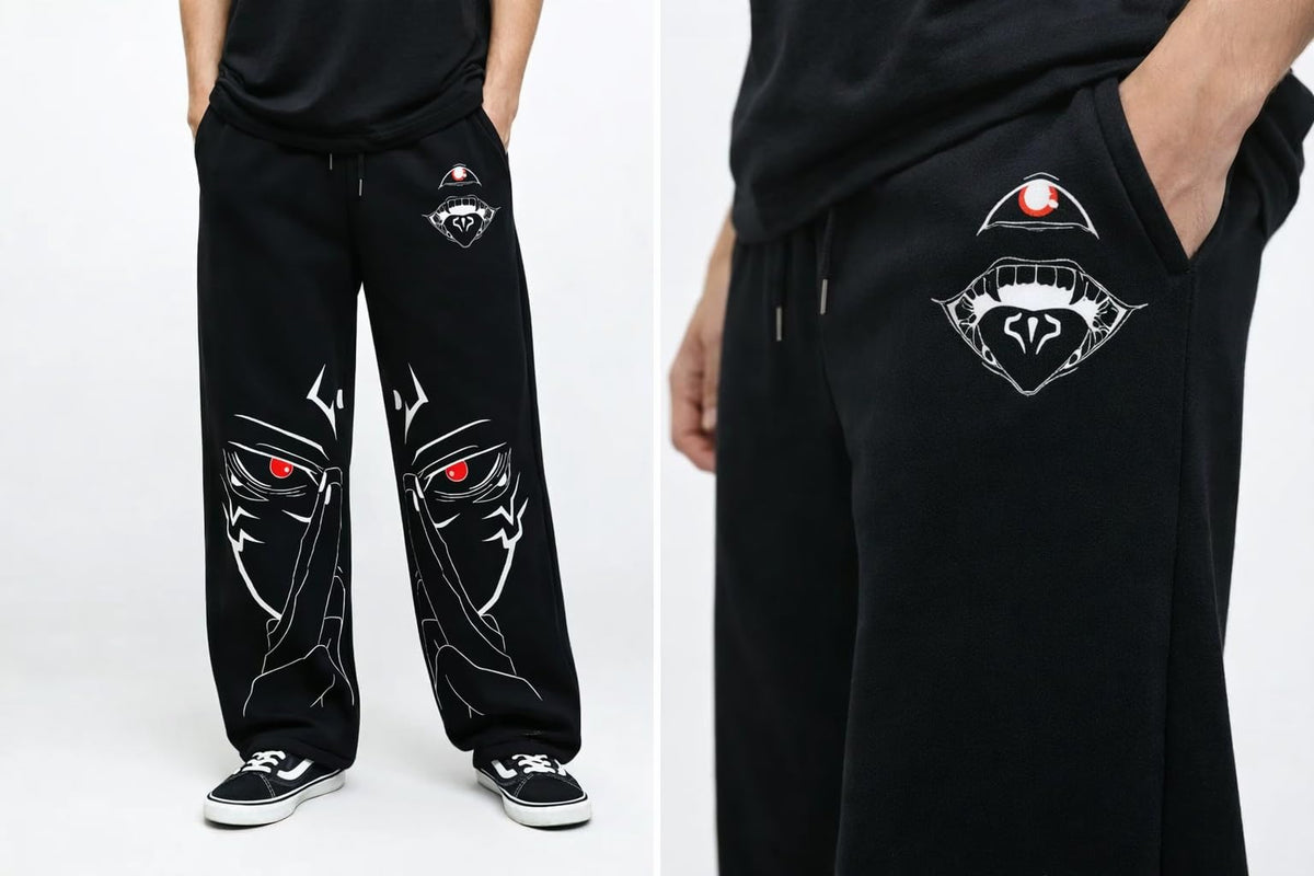 Men’s Baggy Track Pants | Loose Fit Athletic Joggers for Gym, Running & Casual Wear | Breathable Comfort Sweatpants with Elastic Waist & Pockets