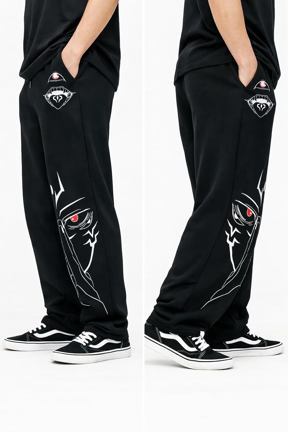 Men’s Baggy Track Pants | Loose Fit Athletic Joggers for Gym, Running & Casual Wear | Breathable Comfort Sweatpants with Elastic Waist & Pockets
