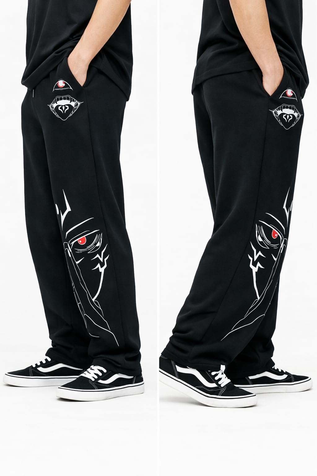 Men’s Baggy Track Pants | Loose Fit Athletic Joggers for Gym, Running & Casual Wear | Breathable Comfort Sweatpants with Elastic Waist & Pockets