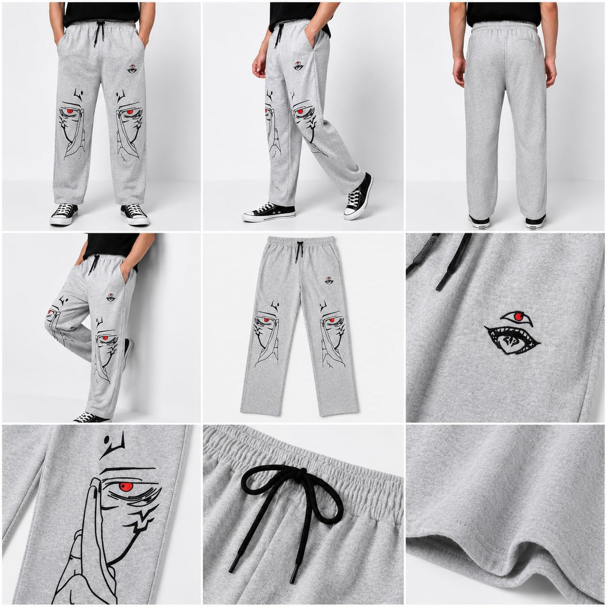 Men’s Baggy Track Pants | Loose Fit Athletic Joggers for Gym, Running & Casual Wear | Breathable Comfort Sweatpants with Elastic Waist & Pockets