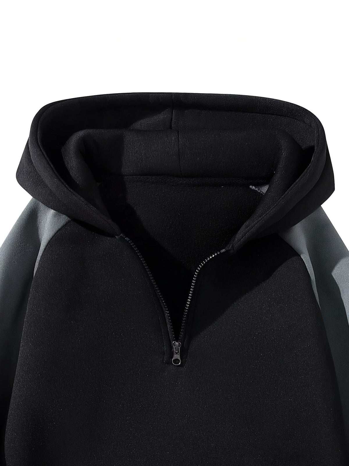 FN3 Half Zipper Color Block Hooded Sweatshirt for Men | Hoodies for Men